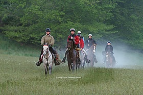 riding the trails